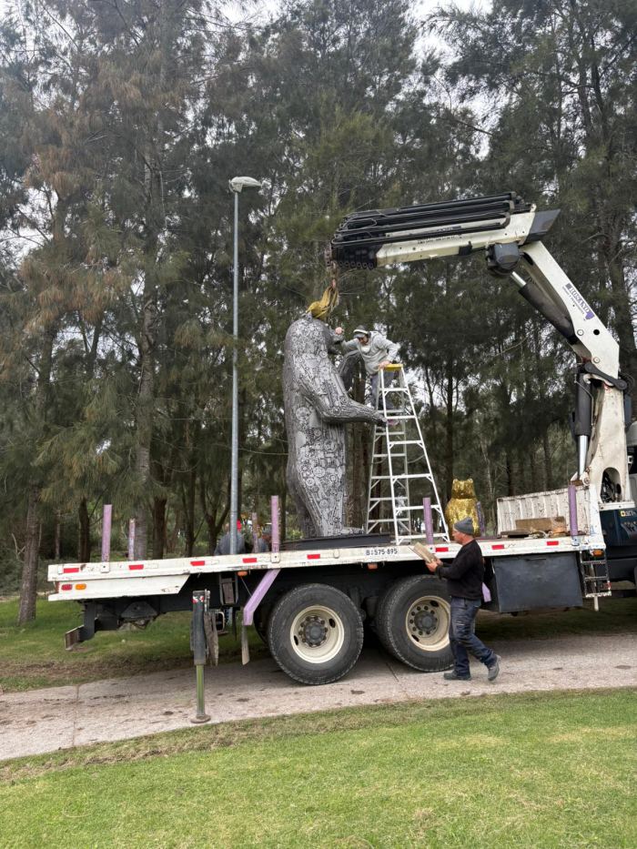Camión grúa Rosano con pluma hidráulica en operación, flota Grúas Rosano